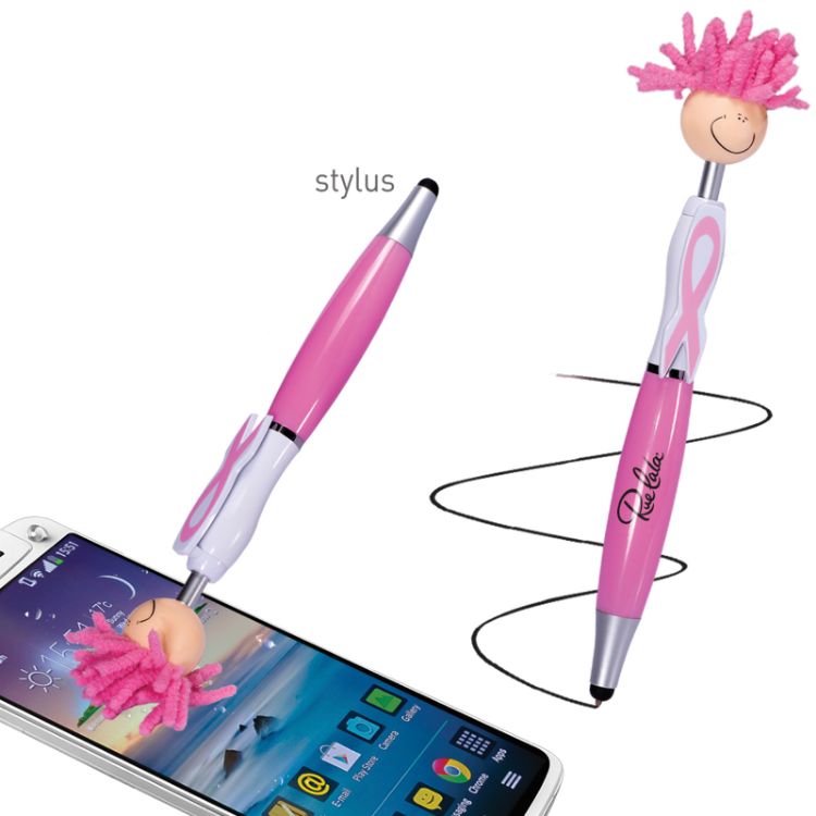 Picture of Mop Top Awareness Ribbon Pen / Stylus 