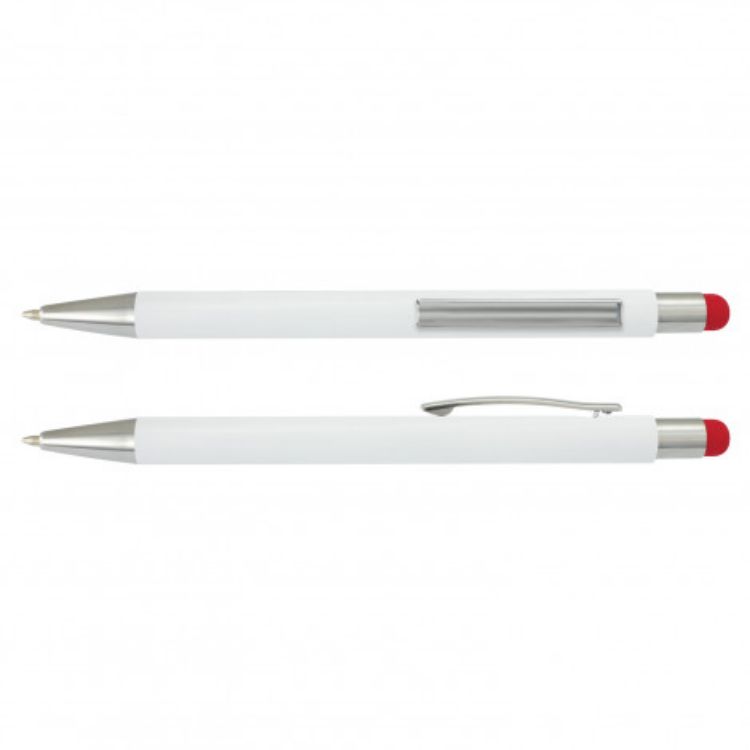 Picture of Lancer Stylus Pen - White Barrel