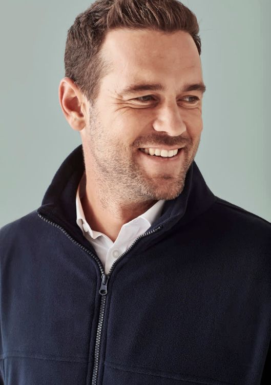 Picture of Mens Plain Micro Fleece Jacket