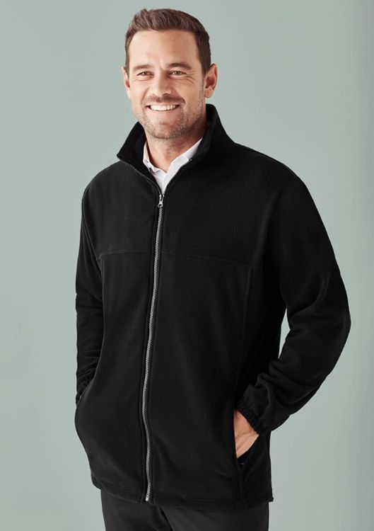 Picture of Mens Plain Micro Fleece Jacket