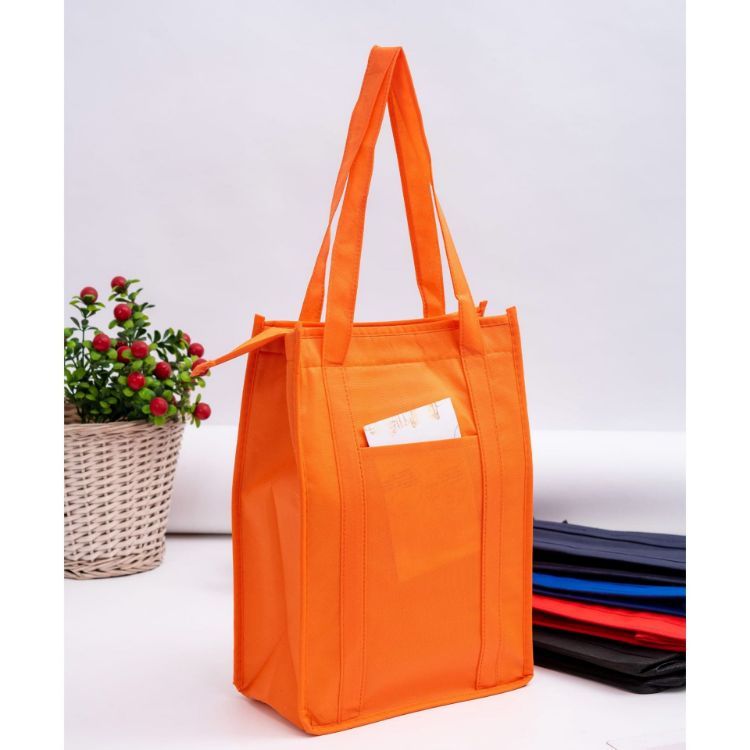 Picture of Non Woven Cooler Bag with Top Zip Closure