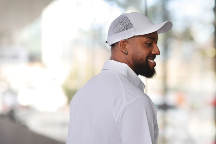 Picture of INIVI SEAMLESS 2 PANEL COTTON/MESH - SNAPBACK