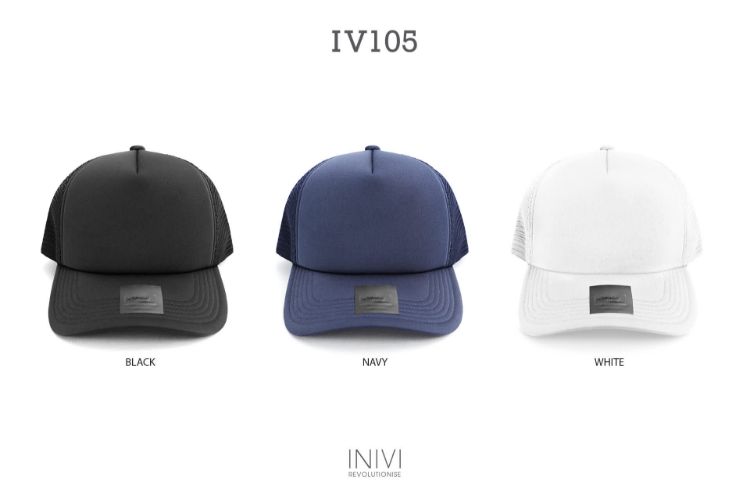 Picture of INIVI CLASSIC TRUCKER WITH SEAMLESS MESH - SNAPBACK