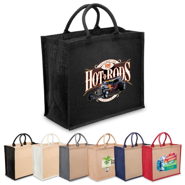 Picture of Eco Jute Tote with wide gusset